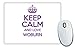 Produktbild Violett Keep Calm und Love Woburn (Mauspad TXT 0746
