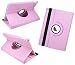 Produktbild Tablet Tasche für Ipad PRO ( 10,5 ZOLL ) Schutz Hülle Smart Cover Flip Case 360° Rotierbar mit Standfunktion in Rosa @cofi1453®