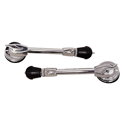 BassDrum Fuß Chrome, Paar