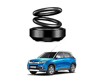PRIKNIK Solar Energy Rotating Car Perfume with Long Lasting Organic Fragrance, Feel-Good Premium Car Air freshener Compatible with Maruti Vitara Brezza