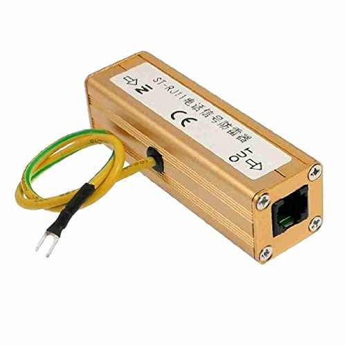 Move&Moving(TM) RJ-11 RJ11 Telephone Modem Surge Protector Thunder Arrester
