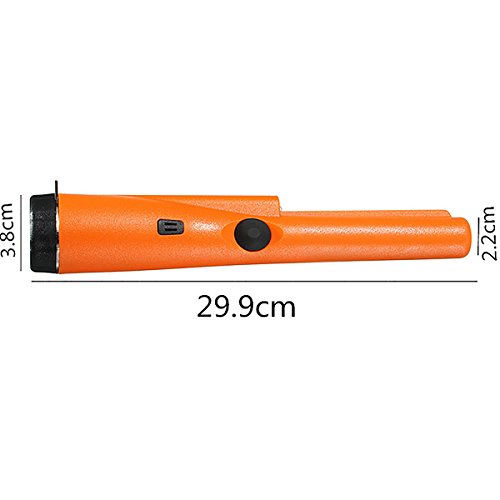 Tragbare Metalldetektor, GOCHANGE Pinpoint Pinzeiger mit Alarm Licht / IP66 Wasserdicht / 360° Scan / Holster, Schatzsuche Ausgraben Werkzeug Zubehör Für Sicherheit, Relikte, Schmuck - 5