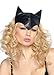Produktbild Erwachsene Damen schwarz Catwoman Maske Kopfbedeckung mit Ohren