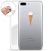 Produktbild Finoo Iphone 8 Weiche flexible lizensierte Silikon-Handy-Hülle | Transparente TPU Cover Schale mit Apfel Motiv | Tasche Case mit Ultra Slim Rundum-schutz | Eiswaffel