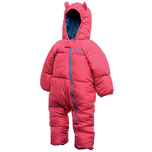 Dare2b Kids / Babies Bugaloo All In One Water Repellent Snowsuit (Electric Pink, 3-4 years)