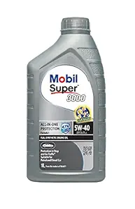 Mobil Super 3000 Formula I 5W-40 Fully Synthetic Car Engine Oil for Cars (1L)