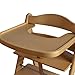 Bebehut New Wooden Highchair with EXTRA LARGE Food Tray Including Padded Cushion