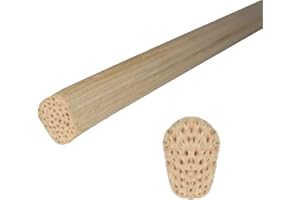 CSB-Center Splintpeddig Qualität Rotband ~1,5m - Abschlussleiste für Stuhlgeflecht (6 x 4 x 3 mm)