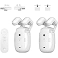Oniissy 3 in1 Smart Automatic Curtain Opener and Closer, Electric Curtain Opener Motor with Remote Control for Roman rod TU-rails Smart Electric Curtain Motor for Home Office (2pcs)