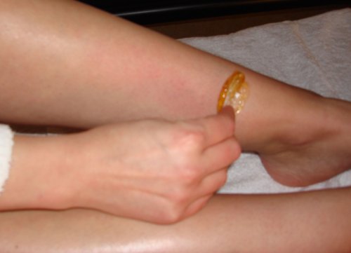 1200g Süß Wax Brazilian Wax zur Enthaarung mit Vlies 100% Natürlich. Warmwachs aus Zucker, Honig und Zitrone. Bikini Wax Sugaring Zuckerpaste + 100 Vliesstreifen - 4