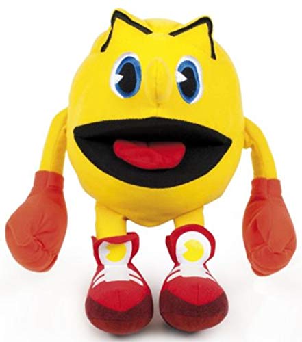 ALVIN SUPERSTAR - Whitehouse Peluche PAC-Man 30cm Videogame Retro Grand Original BANDAI NAMCO Pac Man