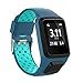 Produktbild Für TomTom Adventurer/Golfer 2 / Runner 3 Watch Sport Silikon Uhrenarmband + Gehäuse, bloatboy Langlebig Silikonarmband Ersatz Armband (E)