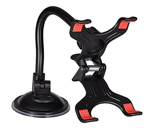 Braccio pinza supporto universale ventosa auto vetro per cellulare smartphone