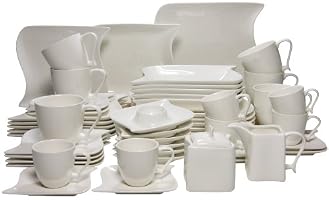 CreaTable 18320, Serie Ocean weiß, Geschirrset Kombiservice 50 teilig | Amazon price tracker / tracking, Amazon price history charts, Amazon price watches, Amazon price drop alerts