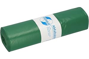 Bolsa de basura DEISS PREMIUM 70 litros, verde, tipo 60