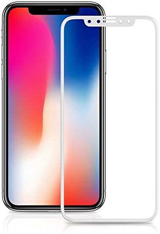iPhone X Tempered Glass Film, Screen, back, camera 3-in-1 glass protective film. 3D Full Coverage 9H Hardness HD Clear Tempered Glass Bubble-Free Anti-Scratch Protective Film for iPhone 10 (white)