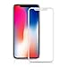 Produktbild iPhone X Panzerglas Schutzfolie, Unitee 9H Gehärtetem Glas Panzerglas Displayschutzfolie [Ultra Transparenz] [Anti-Kratzer] [Anti-Fingerabdruck] für iPhone X/ iPhone 10 - Weiss