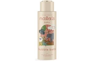 Nala's Baby Bubble Bath | Award-Winning | 97% Natural | Dermatologically-Tested and Paediatrician-Approved | Soothing Oat Milk, Camomile and Vitamin E | Vegan | 400ml | Nalas Baby