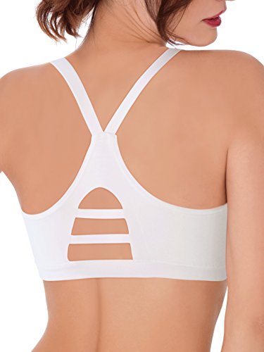 Action P1352 Sport-BH Aus Baumwolle Ohne Bügel Atmungsaktive Rückenpartie Medium Schlag Yoga ideal für den Rennsport Fitness-Studio von Lady Bella Lingerie - 2