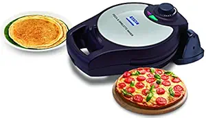 KENT 16007 Pizza & Omelette Maker 1000W | Multi-Purpose Appliance | Oil-Free Snacks | Temperature Control Knob
