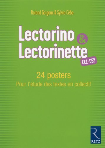 Télécharger Lectorino & Lectorinette CE1 - CE2 de Roland Goigoux (8 août 2013) Broché gratuit