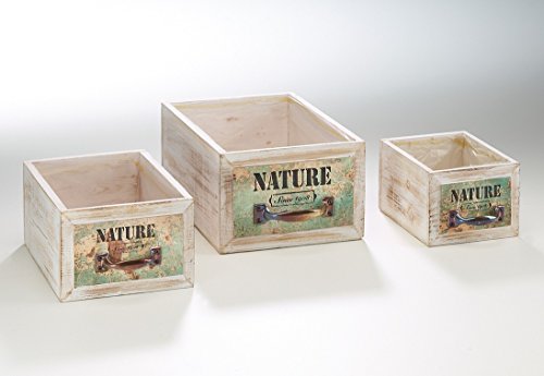 Preisvergleich Produktbild SCHUBLADE ZUM BEPFLANZEN HOLZ 3 Stk.