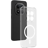 Spia Xiaomi Redmi Note 15 Pro Plus ile Uyumlu Kılıf Kablosuz Şeffaf Şarj &Ouml;zellikli Lansman Kapak Orijinal (Xiaomi Redmi Note 