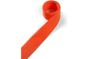 1buy3 Fettuccia Polipropilene, Alta 20 mm e Lunga 12 Metri, Colore: 9 - Arancio | Anche Alta 25mm, 30mm, 40mm o 50mm | 4 o 12 Metri di Lunghezza | 30 Colori