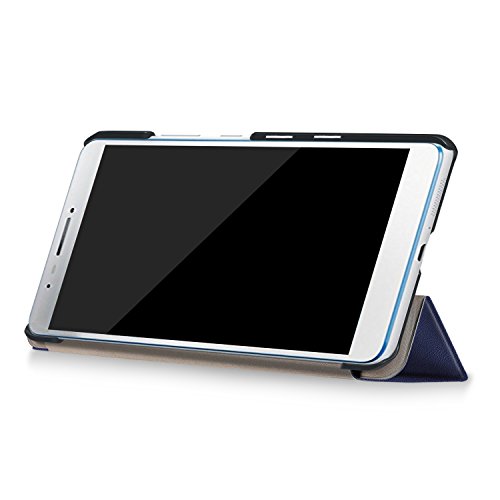 Lenovo Tab 3 7 Plus Hülle, WindTeco Ultra Dünn Smart PU Leder Hülle Ständer Shell Cover Schutzhülle Etui Tasche für Lenovo Tab3 7 Plus (Lenovo TB-7703F / TB-7703X) 7.0 Zoll Tablet 2016 Release - 5
