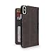 Price comparison product image Twelve South BookBook for iPhone X | 3-in-1 leather wallet case, display stand and removable shell (brown)