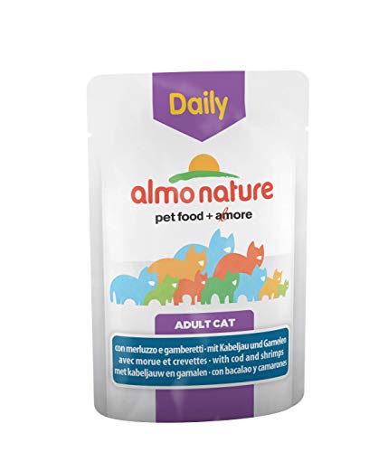 almo nature Daily Cibo per Gatti con merluzzo e