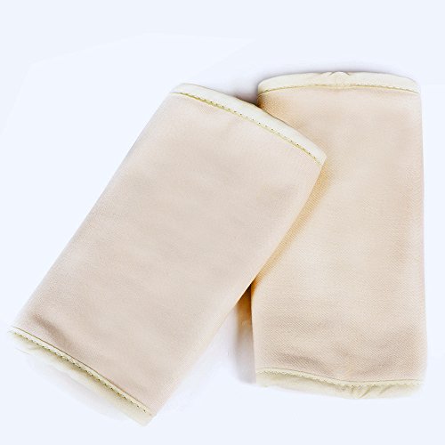 Organic Teething Pads for Baby Carriers, Cream (2 Pack)