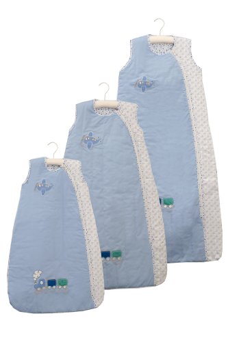 Slumbersac Baby Sleeping Bag (0 - 6 Months, 1 Tog, Planes and Trains)