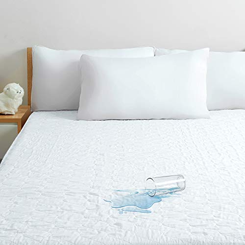 Preisvergleich Produktbild Oakome® Wasserdichter Matratzenschoner - Atmungsaktiv Matratzenauflage Maschinenwaschbar Matratzenbezug mit gegen Staubmilben und Schimmel, Anti-Allergisch (100 x 190 cm)