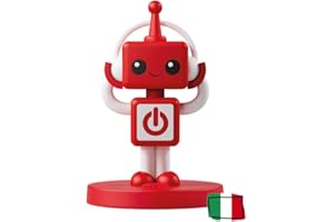 FABA Personaggio Sonoro - FABA•ME rosso - Crea la tua storia! Registra la tua voce, 60 Minuti di Registrazione, Playlist personalizzate (estendibile a 90 minuti al primo accesso all'APP MYFABA)