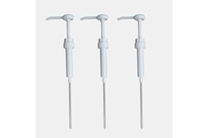 AVERN CLEANING SUPPLIES 5 Litre Pump Dispenser 25ML (3 Pack) Pelican Pump 38mm For Cleaning, Liquids, Hand Soap, Shampoo, Oil, Washing & Sauces