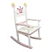 Fantasy Fields by Teamson Princess & Frog Childrens Rocking Chair Kids Wooden Rocker Seat W-7475A