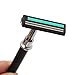 LuckyFine Men 4in1 Set Black Shave Stand + Bristle Brush + Bowl + Safety Razor Travel Gift