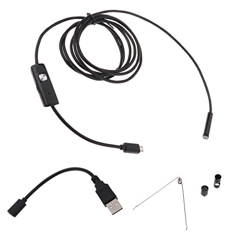 5.5mm 6 LED Wasserdicht Android PC Endoskop Endoscope Inspektion Borescope Kamera – 2m - 2