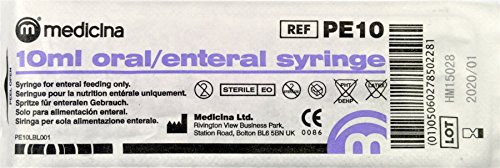 Preisvergleich Produktbild Medicina Oral / Enteral Syringe, 10ml, Pack of 10