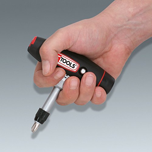 KS Tools 1/4 Zoll T-Griff Ratschen-Bit-Schraubendreher, 7-teilig, 911.2475 - 8