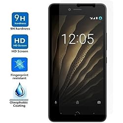 Electrónica Rey Protector de Pantalla para BQ AQUARIS U/U Plus/U Lite, Cristal Vidrio Templado Premium