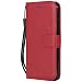 Produktbild DENDICO iPhone 6 / iPhone 6S Hülle, Leder Wallet Tasche Handyhülle mit Standfunktion und Kartenfach, Magnetverschluss Flip Etui TPU Schutzhülle für Apple iPhone 6 / 6S - Rot