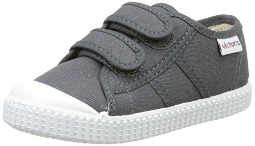 victoria Unisex-Kinder Basket Lona Dos Velcros Sneaker, Weiß, 20 EU