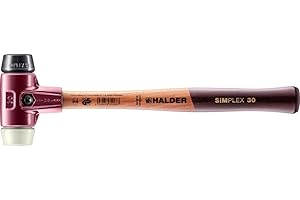 Halder Simlpex EH 3028 Maillet en Caoutchouc/Nylon 30 mm