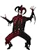 Produktbild Amscan International Herren Halloween Krazed Schwarz-Clown Jester Red & Fancy Dress Party Kostüm