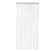 Produktbild sourcingmap® 1*2M Fadenvorhang Franse Panel für Tür Fliegenschutz Fenstergardine Silbergrau