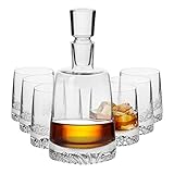 WHISKY SET - Das Fjord Whisky-Set ist ein perfektes Angebot für Liebhaber von starken Alkohol. Es erlaubt dem Besten, den Geschmack und das Aroma von Whisky hervorzuheben. Das Set besteht aus einer Karaffe und 6 Gläsern.