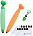 Produktbild The Friendly Swede 2 Stück Kinder Stylus Touchscreen-Eingabestift mit austauschbaren Spitzen - für Mädchen und Jungen