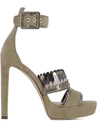 Jimmy Choo Mujer KATHLEEN130SMTNUDEMIX Beige Gamuza Sandalias